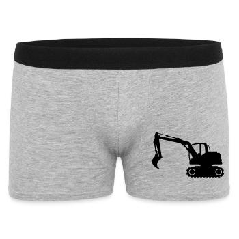 pelleteuse - Boxer Homme - gris chiné - Devant