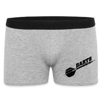 jeu de fléchettes - Boxer Homme - gris chiné - Devant