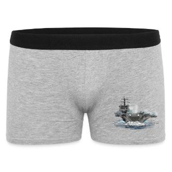 porte-avions - Boxer Homme - gris chiné - Devant