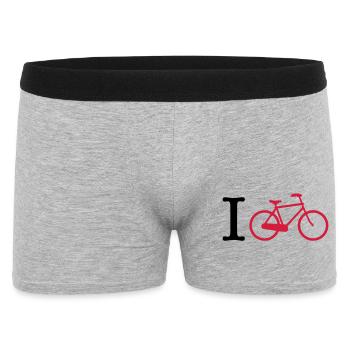 Radfahren - Männer Boxer Shorts - Grau meliert - Vorne