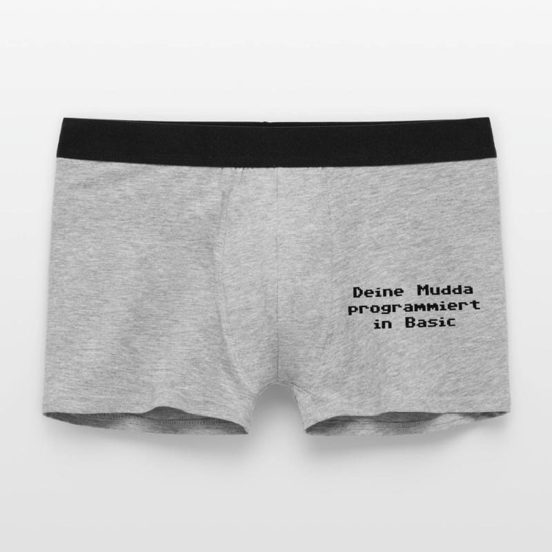 Deine Mudda programmiert in Basic Männer Boxer Shorts