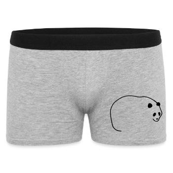 Lignes Panda - Boxer Homme - gris chiné - Devant