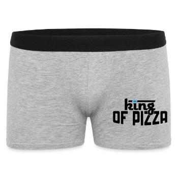 La pizza - Boxer Homme - gris chiné - Devant
