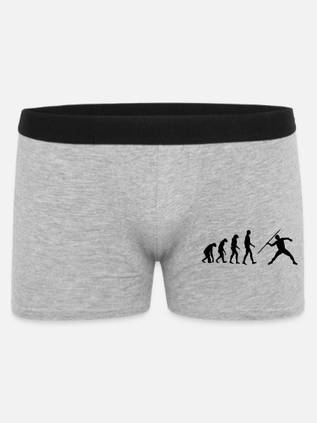 Javelin Throw Thrower Lancer de Javelot Speerwurf - Men's Boxer Shorts - heather grey