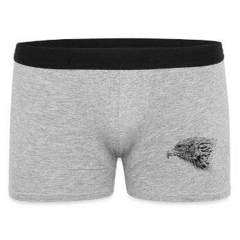 Eagle - Men's Boxer Shorts - heather grey - Front