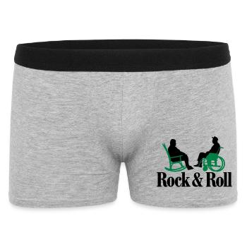 Rock n Roll 2clr New - Boxer Homme - gris chiné - Devant