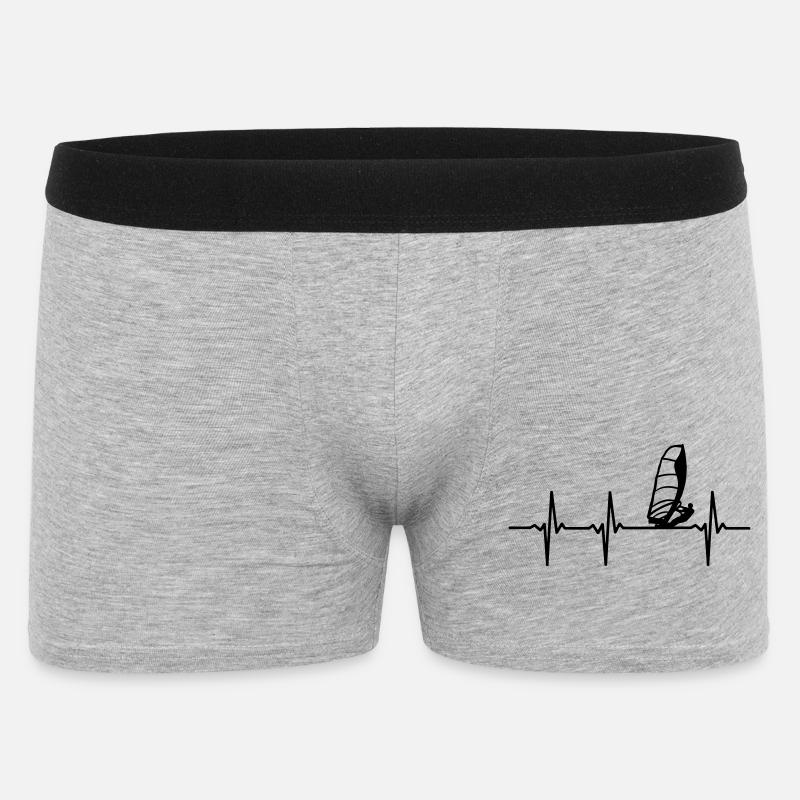 ECG de planches à voile - Boxer Homme - gris chiné