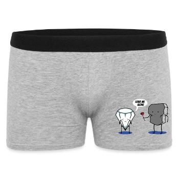 Laisse moi tranquille - Boxer Homme - gris chiné - Devant