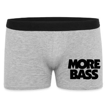 More bass bassist bassists - Men's Boxer Shorts - heather grey - Front