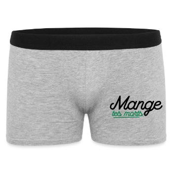 Mange tes morts - Boxer Homme - gris chiné - Devant