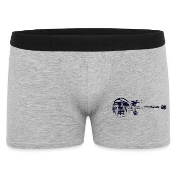Tee shirt rock - Boxer Homme - gris chiné - Devant