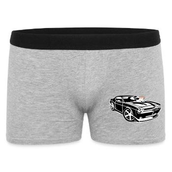 La puissance d’une muscle car à l’état pur ! - Boxer Homme - gris chiné - Devant