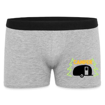 Camper - ready for vacation - Men's Boxer Shorts - heather grey - Front