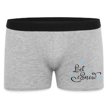 Funny gifts for Christmas - Men's Boxer Shorts - heather grey - Front