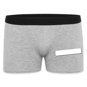 Writing Field Round Corners | Shade | Vector graphics - Men's Boxer Shorts - heather grey - Front