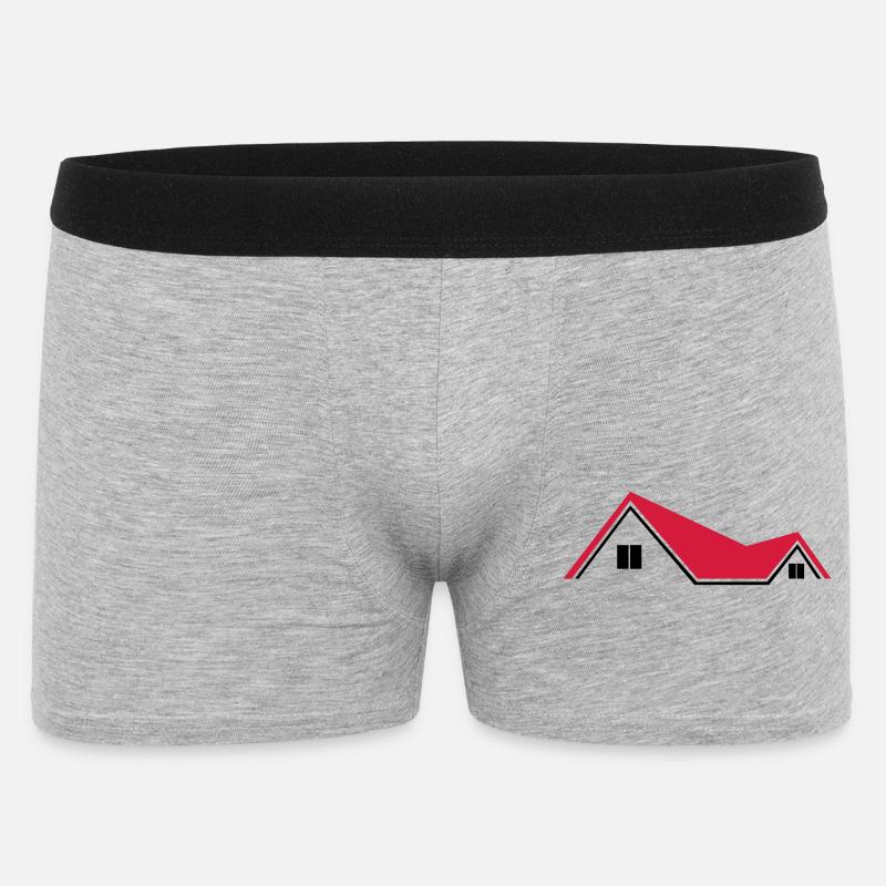 Maison - Boxer Homme - gris chiné