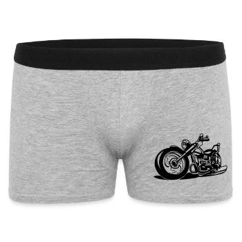 Chopper / motorcycle - Men's Boxer Shorts - heather grey - Front
