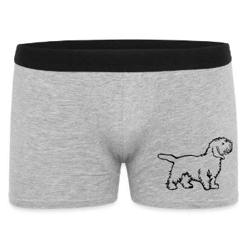 Petit Basset Griffon Vendéen - Men's Boxer Shorts - heather grey - Front