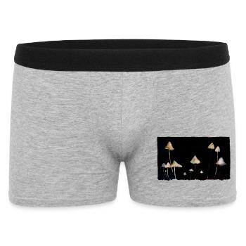 fungi - Men's Boxer Shorts - heather grey - Front
