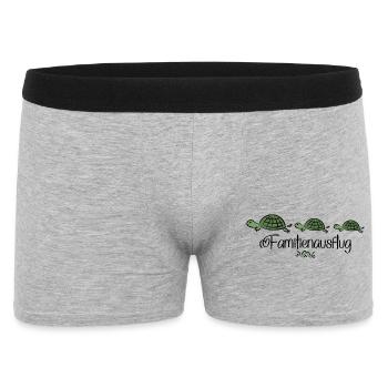 Familienausflug - Männer Boxer Shorts - Grau meliert - Vorne