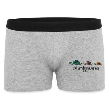 Familienausflug - Männer Boxer Shorts - Grau meliert - Vorne