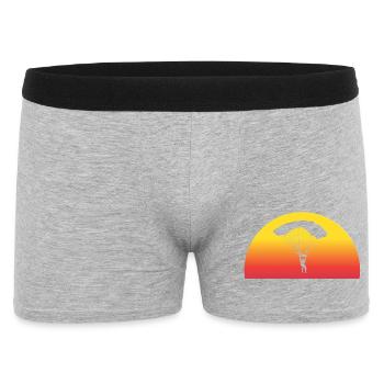 Saut en parachute aventureux au coucher du soleil - Boxer Homme - gris chiné - Devant