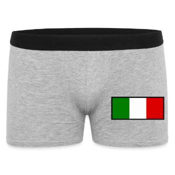 Italy Italian flag flag gift - Men's Boxer Shorts - heather grey - Front