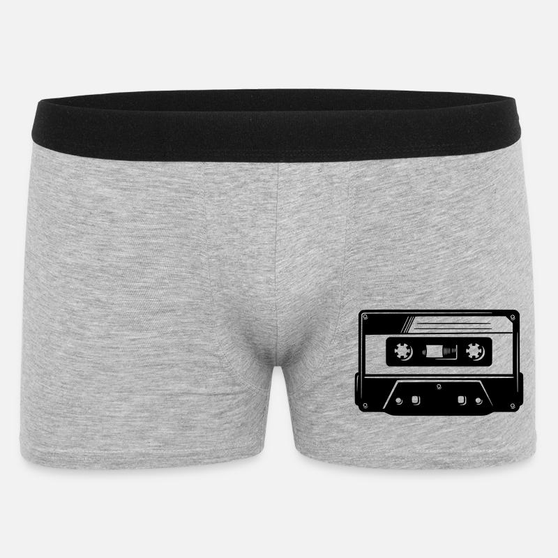 cassette - Boxer Homme - gris chiné