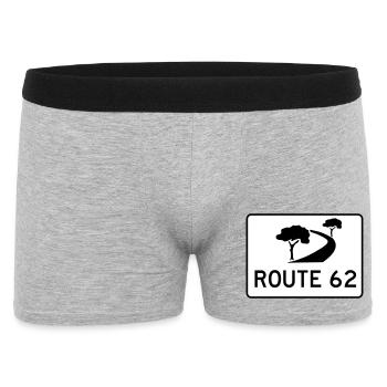 route des jardins - Boxer Homme - gris chiné - Devant