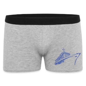 Bateau de croisière Navire de croisière Luxe - Boxer Homme - gris chiné - Devant