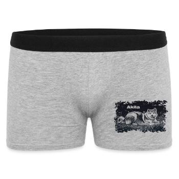 Akita - Men's Boxer Shorts - heather grey - Front