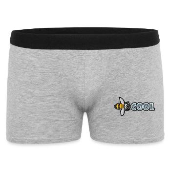 BEE COOL (horizontal) - Boxer Homme - gris chiné - Devant