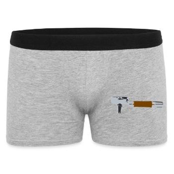 Portafilter T-Shirt Barista Gift Coffee Coffee - Men's Boxer Shorts - heather grey - Front