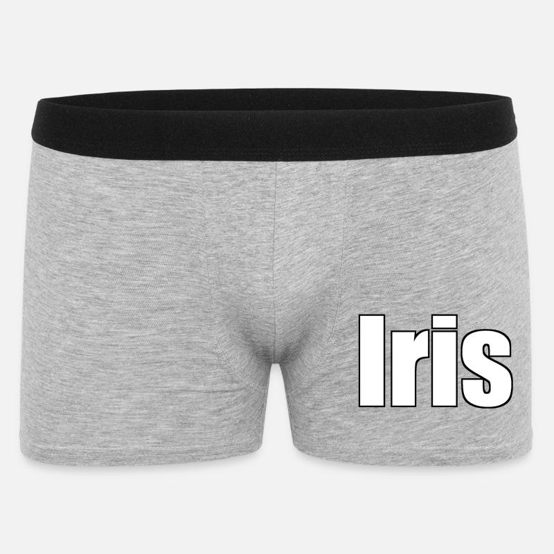 Iris - Männer Boxer Shorts - Grau meliert