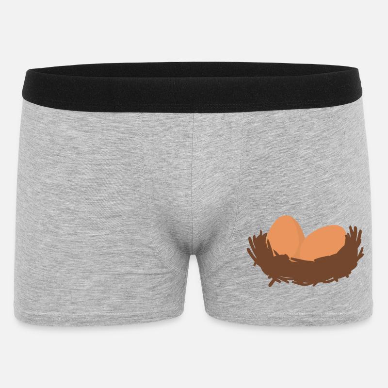 Eggs Nest Egg Easter - Men's Boxer Shorts - heather grey