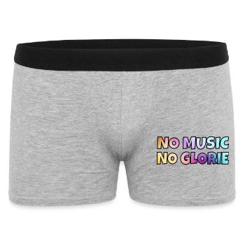 Pas de musique, pas de gloire. Pour les mélomanes * - Boxer Homme - gris chiné - Devant