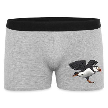 Puffin - Men's Boxer Shorts - heather grey - Front