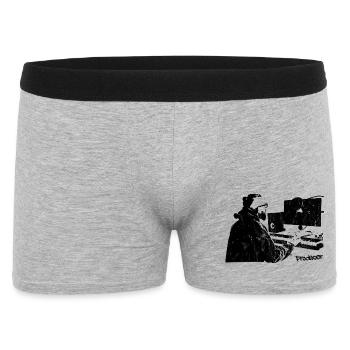 Production Illustration en studio musical - Boxer Homme - gris chiné - Devant