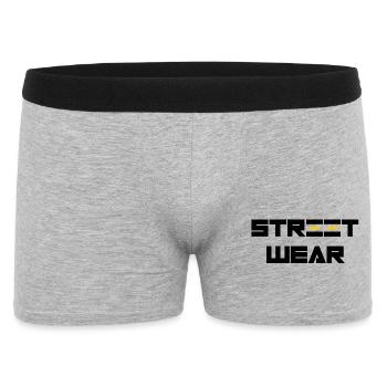 Street Wear - Men's Boxer Shorts - heather grey - Front