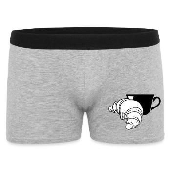 Croissant - Men's Boxer Shorts - heather grey - Front
