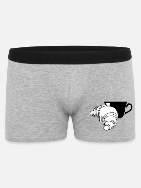 Croissant - Men's Boxer Shorts - heather grey