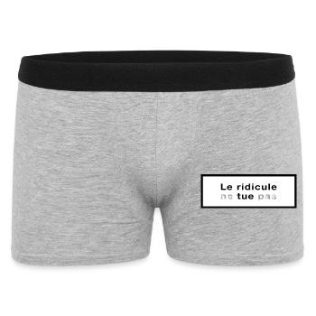 Le ridicule ne tue pas - Boxer Homme - gris chiné - Devant