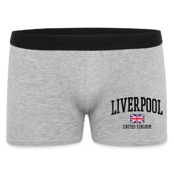 Style du drapeau de Liverpool UK - Boxer Homme - gris chiné - Devant