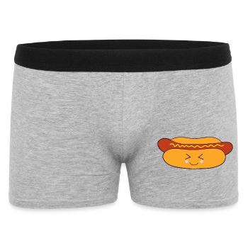 Saucisse à hot-dog - Boxer Homme - gris chiné - Devant
