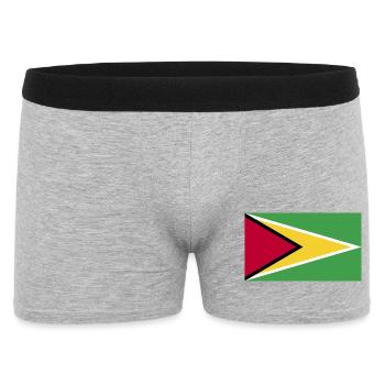 Drapeau national du Guyana - Boxer Homme - gris chiné - Devant