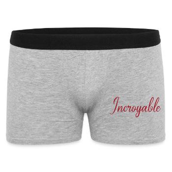 Incroyable - Boxer Homme - gris chiné - Devant