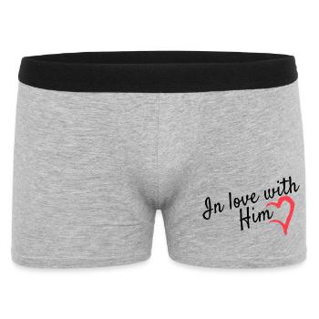 Cher look partenaire - Boxer Homme - gris chiné - Devant