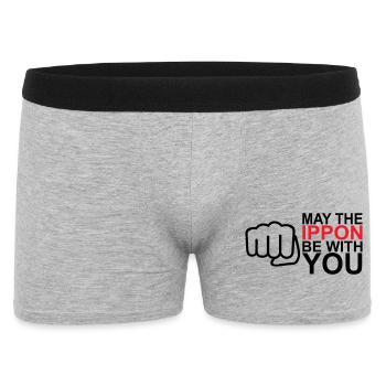 Que l’Ippon soit avec vous 2 - Boxer Homme - gris chiné - Devant