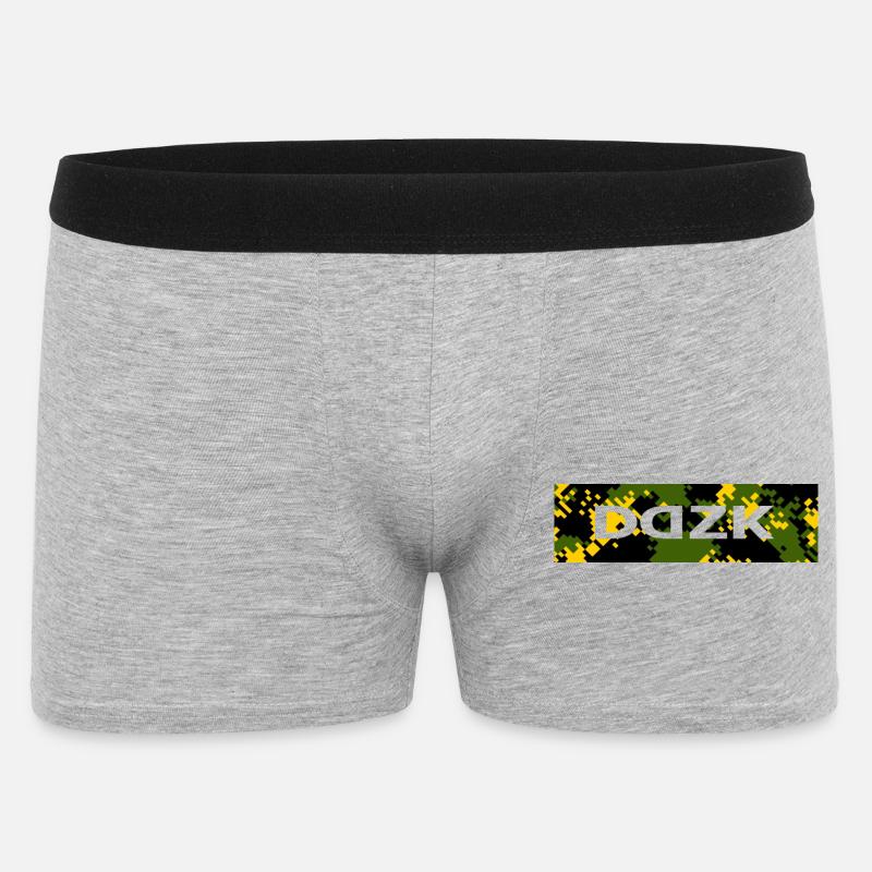 Cammo DDZK GTA - Männer Boxer Shorts - Grau meliert
