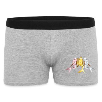 Sirènes Princesse Coquillage Couronne Ronde Danse - Boxer Homme - gris chiné - Devant